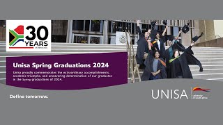 2024 Unisa Spring Graduation  03 October 2024 1800 PM Ceremony [upl. by Delcine739]