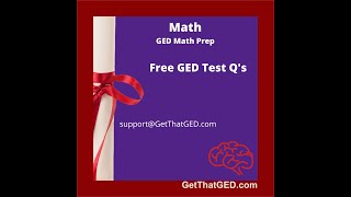 Free GED Practice Test problems [upl. by Saloma]