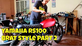 Yamaha RS 100 Brat Style Part 2 [upl. by Larual]