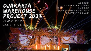 Djakarta Warehouse Project 2023 DAY 1 VLOG ALESSO OLIVER HELDENS KNOCK2 SWEDISH HOUSE MAFIA etc [upl. by Soalokcin454]