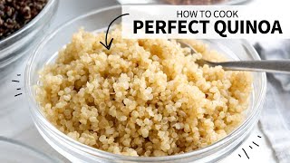 How to Cook Quinoa  Perfectly Fluffy Every Time [upl. by Aramen817]