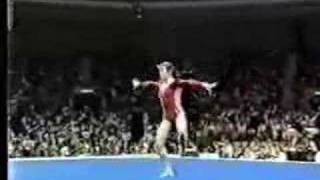 Svetlana Boginskaya  1988 Olympics Team Compulsories  Floor Exercise [upl. by Codding]