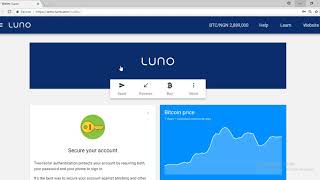 HOW TO CONVERT YOUR BITCOIN INTO CASH USING LUNO WALLET [upl. by Elem]