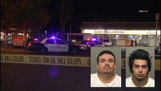 Hemet Identities of Two Men Arrested for the Murder in Front of Milanos Pizza Released [upl. by Keviv815]