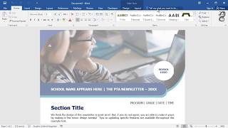 How to Create a Newsletter in Word [upl. by Ekenna]