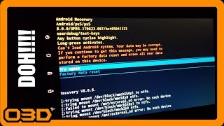 How To Fix Cant Load Android System Recovery Screen Seicane or Other Car Stereo Head Unit [upl. by Yllrebmik]