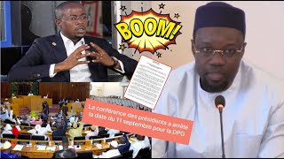 🔴Urgent L’assemblée Fixe à Sonko la Date du 11 Septembre pour sa DPG… [upl. by Tapes]