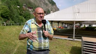 Vorbereitungen zum 81 Oberwalliser Tambouren und Pfeiferfest in Eisten [upl. by Yelsek]