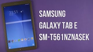 Распаковка Samsung Galaxy Tab E SMT561NZNASEK [upl. by Anrat]