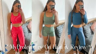 MYPROTEIN ACTIVEWEAR  Try On Haul amp Honest Review [upl. by Ajay261]