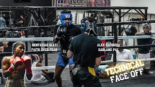 BLOCKED HIGH IQ Pro Boxer Spars With FAST Olympic Trialist [upl. by Aliekat]