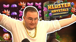 BIG WIN ON KLUSTER KRYSTALS MEGACLUSTERS  CASINO BIG WINS [upl. by Eizle585]