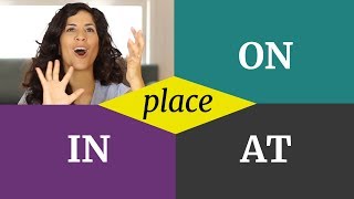 When to use ON IN and AT correctly in English  prepositions of place  part 2 [upl. by Laundes119]