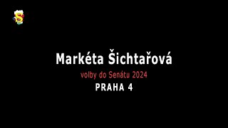 Markéta Šichtařová  volby do Senátu 2024  Praha 4 [upl. by Sivie]