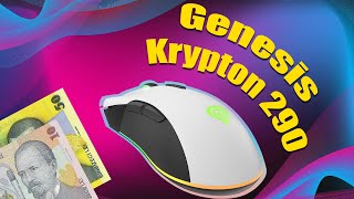 Unboxing amp Review Genesis Krypton 290  Super mouse de gaming la doar 60 de lei [upl. by Davena171]