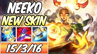 SHAN HAI SCROLLS NEEKO NEW SKIN  Best Build amp Runes  Neeko Mid Gameplay  League of Legends [upl. by Sage]