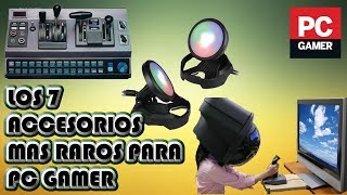 Los 7 Accesorios más raros para PC gamersPerifericos gadgets extraños para PC [upl. by Gnanmos]