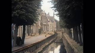 Mooi Bolsward in 1921 in kleur Picturesq Bolsward in 1921 in color AI enhanced amp colorized [upl. by Diane-Marie]