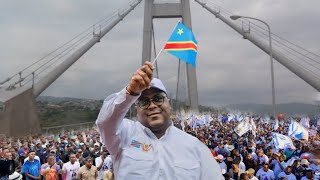 EN DIRECT DE MATADI TOMBEE  FELIX TSHISEKEDI GALVANISE LA FOULE ET PROMET LE PIRE A PAUL KAGAME [upl. by Schweitzer748]