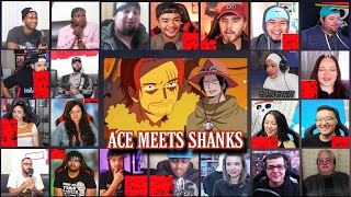 Ace Meets Shanks Reaction Mashup  One Piece Episode 461 [upl. by Schnurr]