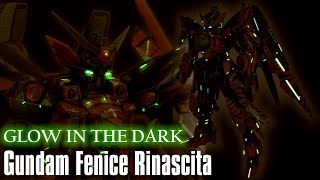 MG Gundam Fenice Rinascita pewdiepie theme DIY Glow in the dark tutorial [upl. by Suirauqram631]