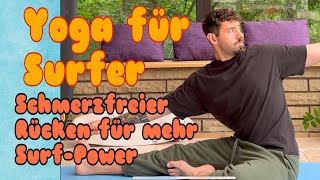 Yoga für Surfer Stiffness and lower back pain [upl. by Sidon]