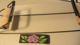 Beginning Looming How to Use a Beading Loom [upl. by Yhtir]