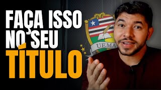 5 Dicas de COMO fazer TÍTULOS na redação UEMA 2025 [upl. by Casper]