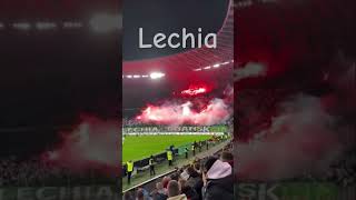 Lechia Gdańsk fans show passion football poland ultra fans [upl. by Nerval]