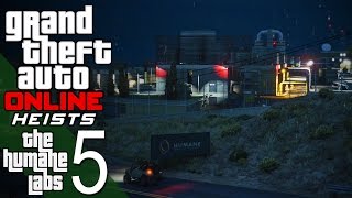 GTA 5 Online  Heist  The Humane Labs 5  Deliver EMP Setup [upl. by Yelnet]