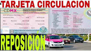 REPOSICIÓN TARJETA DE CIRCULACIÓN CÓMO CUÁNTO Y DÓNDE AQUÍ [upl. by Adahsar]