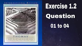 Thomas Calculus  Exercise 12  Question 01 to 04  Lines Circles and Parabolas  Dl Calculus [upl. by Arsuy911]