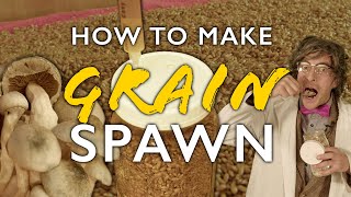 How to Make Grain Spawn A Deep Dive into the Heart of DIY Mushroom Cultivation [upl. by Okime]