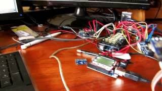 compass lsm303 GY89 arduino UNO and nokia display 5110 [upl. by Elockin334]