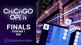 FINALS Stream 1 40th Chicago Open Backgammon Tournament [upl. by Errecart708]