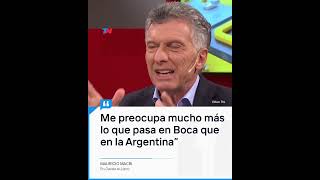 Mauricio Macri se metió en crítica situación en la que está Boca y apuntó a Riquelme [upl. by Yelsnia]