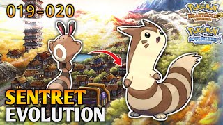 How To Evolve Sentret Into Furret In Pokemon Heart Gold amp Soul Silver  Johto Dex [upl. by Car163]