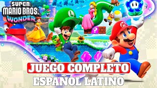 Super Mario Bros Wonder  Juego Completo en Español Latino  Nintendo Switch [upl. by Cynthie]