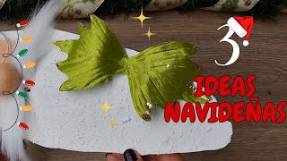 HERMOSA MANUALIDADES NAVIDEÑAS ADORNOS NAVIDEÑOSDIY CHRISTMAS ARTESANATO [upl. by Keane77]