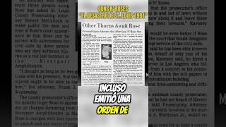 GUNS N ROSES y las CONSECUENCIAS del DESASTRE en quotST LOUIS 1991quot musica rock gunsnroses [upl. by Kinson]