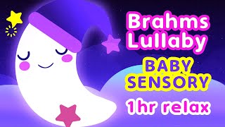 Baby Sensory video  Calming Bedtime Video 💤 Sleepy Moon Clouds and Stars [upl. by Iramat]