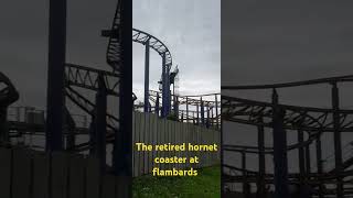 The retired Hornet coaster at flambards 2024 [upl. by Wallie]