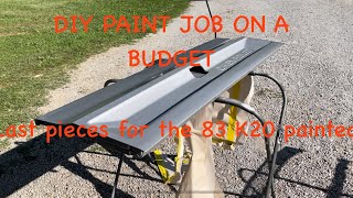 83 K20 final paint work DIY budget paint job [upl. by Nataline534]