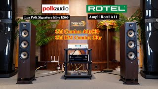 Loa Polk Signature Elite ES60  Ampli Rotel A11  Âm Thanh Khá Tốt Phân Khúc  Giá KM Combo 30tr [upl. by Timmons]