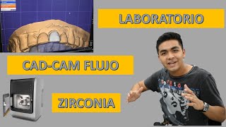 FABRICANDO CORONAS DE ZIRCONIA CADCAM DENTAL Flujo de trabajo en laboratorio I OdontoDummies [upl. by Kehoe834]