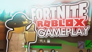 NEW FIRST LOOK AT ROBLOX FORTNITE GAMEPLAY [upl. by Ardaed]