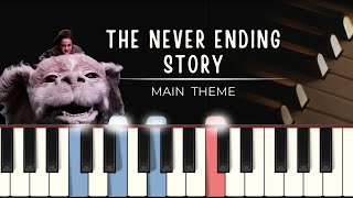 The NeverEnding Story MIDI  piano sheets  synthesia tutorial [upl. by Dekow]