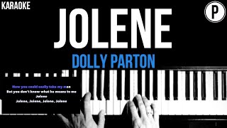 Dolly Parton  Jolene Karaoke Slowed Acoustic Piano Instrumental Cover Lyrics [upl. by Kosey]