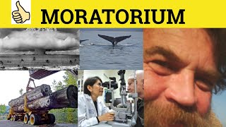 🔵 Moratorium  Moratorium Meaning  Moratorium Examples  Legal English [upl. by Rainie]