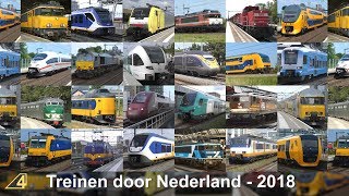 Treinen door Nederland in 2018 [upl. by Bills222]